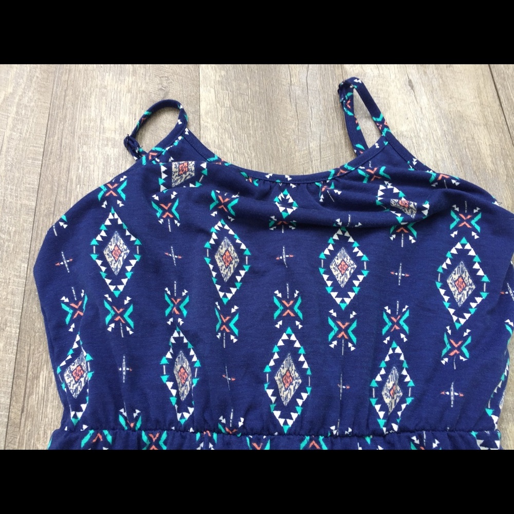 W.f. Blue Aztec dress  size medium